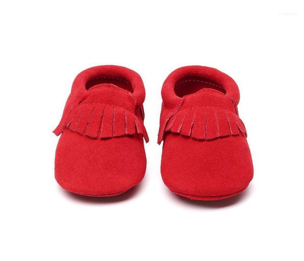 

autumn spring infant baby shoes moccasins non-slip rubber sole fringe crib toddler first walkers flats1