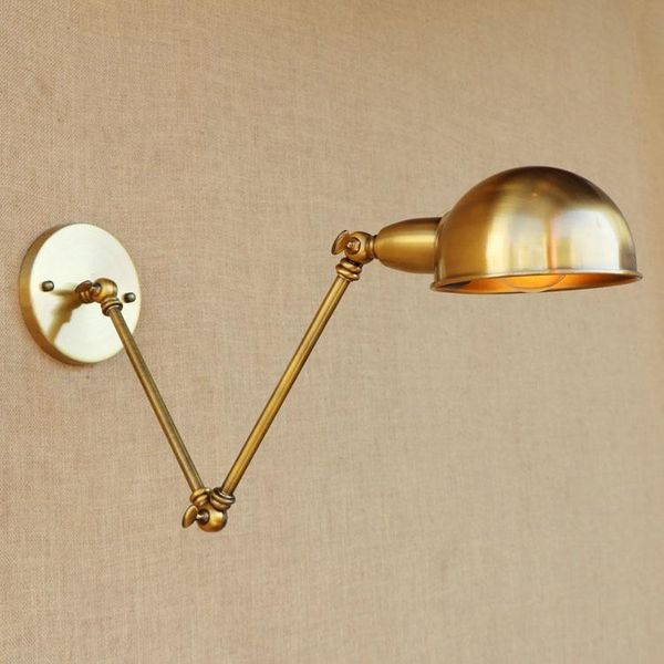 

wall lamp adjustable swing long arm light vintage home lighting loft industrial led sconce lampen appliqued murales