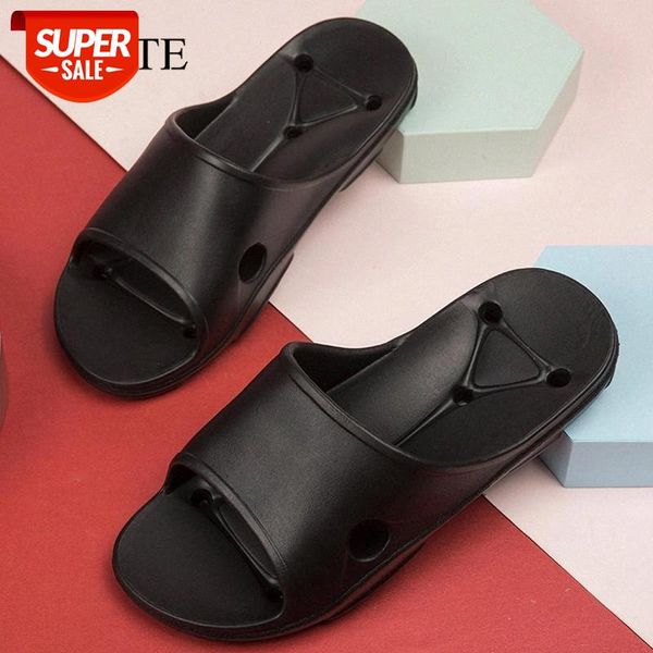 

summer men slippers indoor massage slippers wome man bathroom slides shoes for men non-slip couple flip flops chaussure femme #rb4o, Black