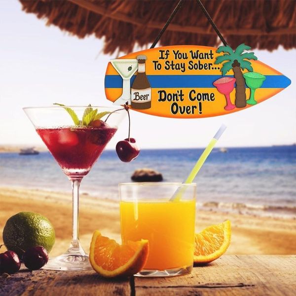 

garden decorations wooden surfboard wall decoration signs beach bathroom decor hanging sign decorative art home party summer