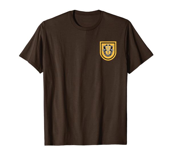

1st special forces group sfg shirt, White;black