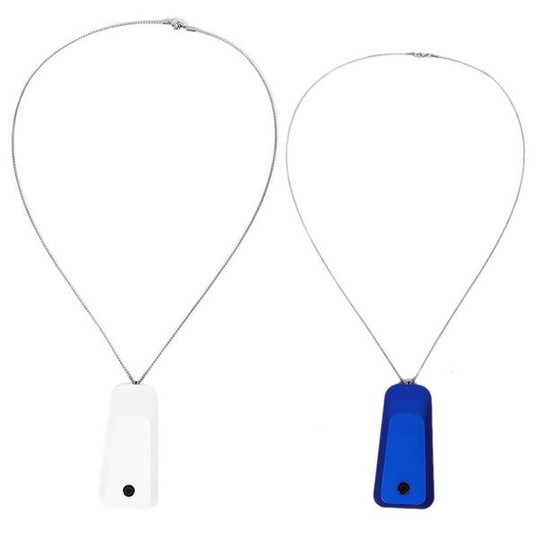 

air purifiers sale 2 pcs necklace purifier home mini usb wearable negative ion generator personal cleaner,white & blu