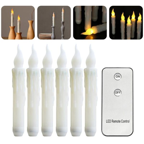 

6pcs candle lamp led candle long pole light