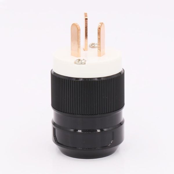 

smart power plugs 2piece hi-end pure copper au mains plug male connector cable cord 3 pin hifi