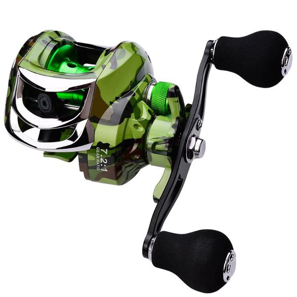 

baitcasting reels fishing tackle 2021 coil reel handle 18+1 bearing 10kg 7.2:1 saltwater carp winter everything for equipment