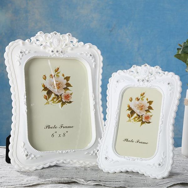 

frames white po frame diamond resin european style living room display stand creative home decoration