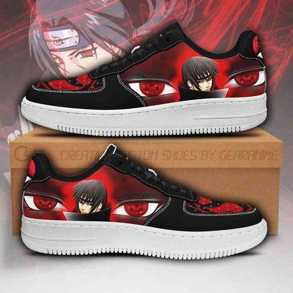 

diy anime fan sneakers itachi sharingan eyes nt shoes men's lightweight running casual knit breathable comfort