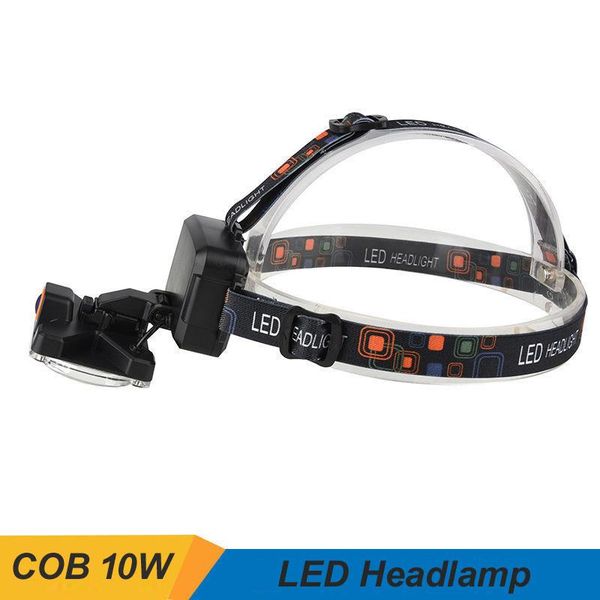 

most powerful led headlamp head lamp cob rechargeable headlight waterproof zooma fishing light use 18650 battery ing