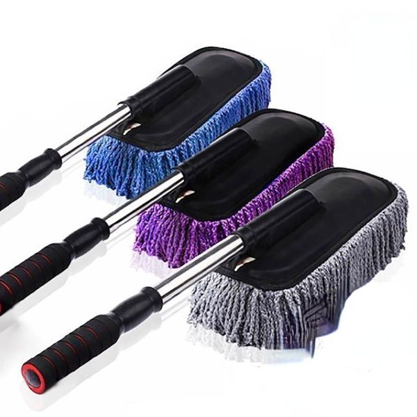 

car sponge wash brush dust wipe detailing 2 sided lint home dual - purpose cleaning tools automotive supplies wheel