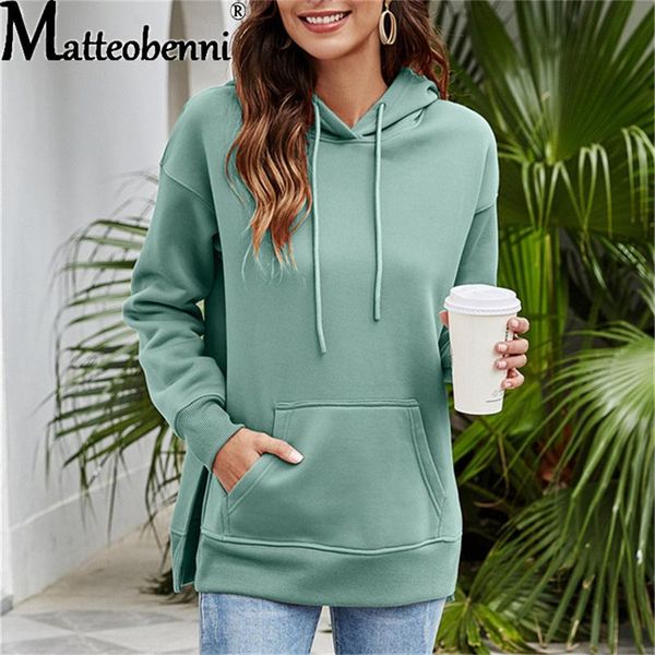 

women's hoodies & sweatshirts women hoodie harajuku korean version loose thin long oversized ladies green womens sweatshirt with a hood, Black