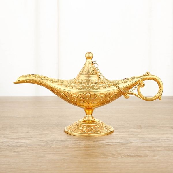 

european creative russian ing aladdin magic lamp household tin crafts alloy ornaments