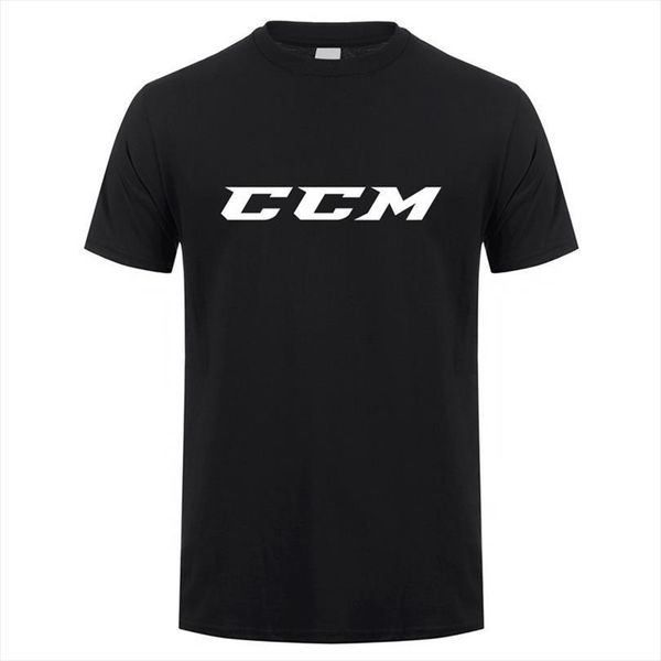 

ccm summer short sleeve cotton mens t shirts logo man funny lh 181, White;black