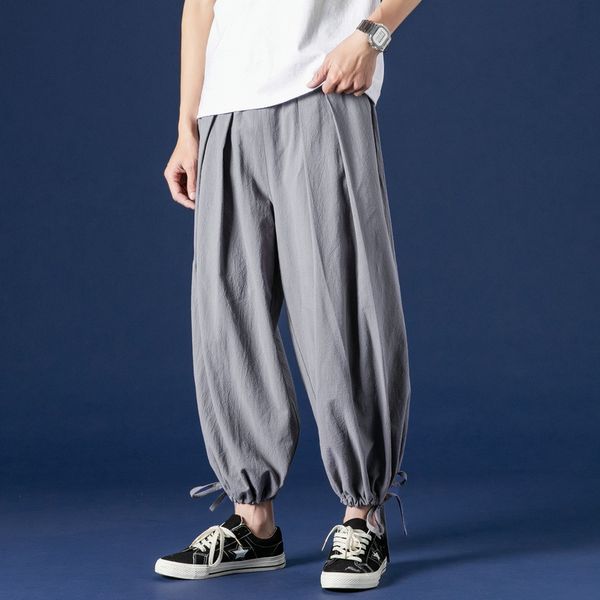

chinese style harem pants men hiphop baggy wide legs harajuku trousers male kung fu pantalon chinese pants man 10969, Red