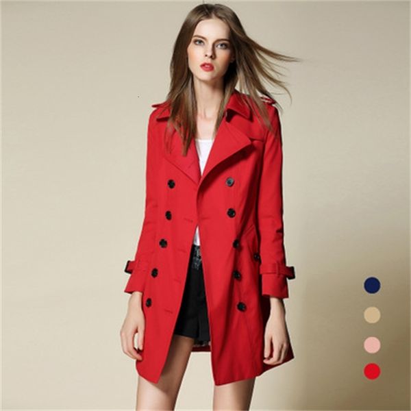 

long classic double-breasted trench b5 women 61xd, Tan;black