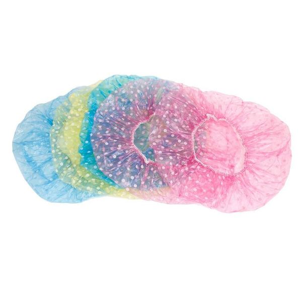 

shower caps - 6 pcs disposable hair cap stretchy bath hat