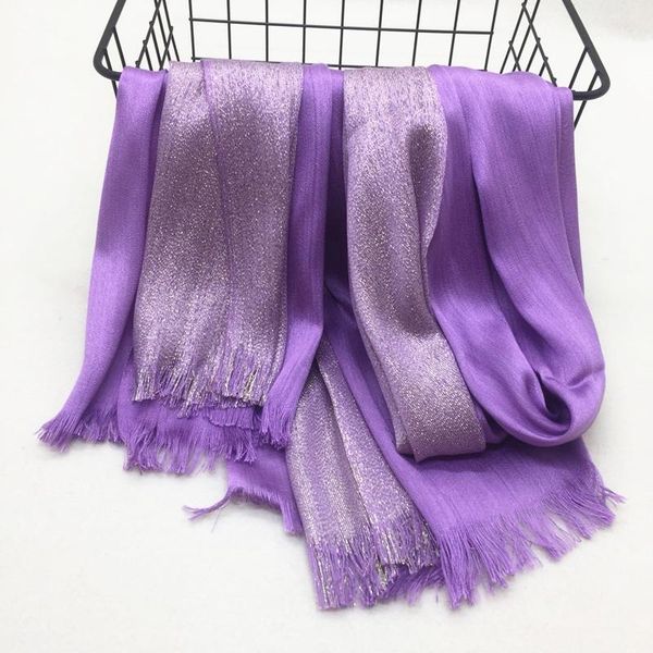 

scarves fashion muslim lady's scarf hijabs cotton lurex headscarf shimmer fringe long shawls glitter women's covering wraps, Blue;gray