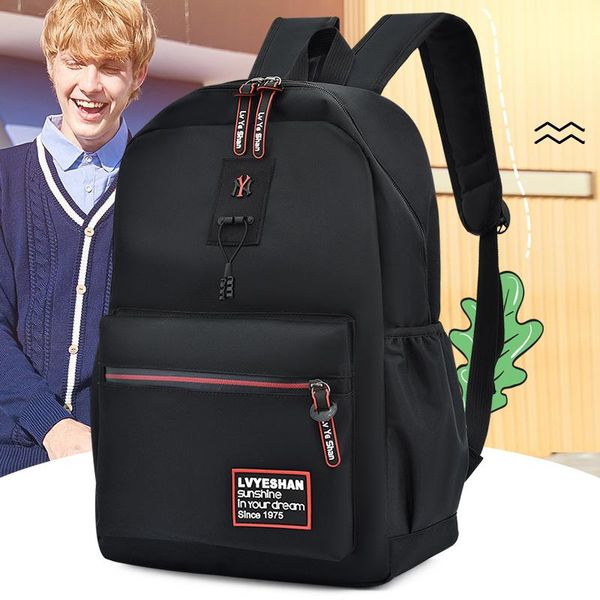 

multifunctional men's business backpack waterproof and anti-theft usb charging oxford cloth male travel sports bag