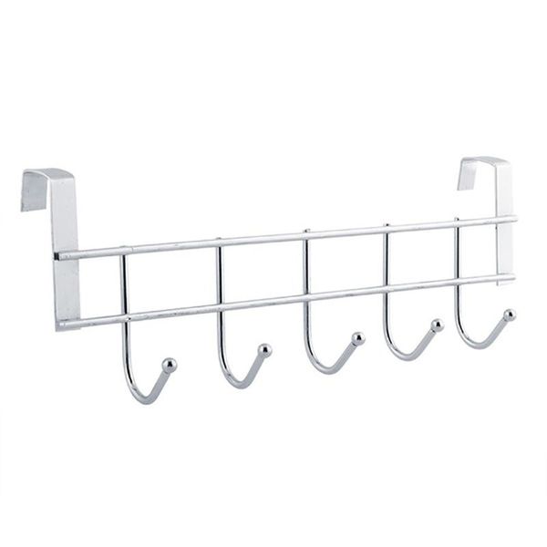 

rangement salle de bain hooks ganchos colgadores pared 5 clothes door bathroom hanger hanging loop organizer & rails
