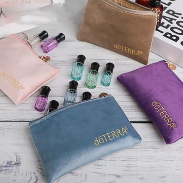 

storage bags 10ml 15ml essential oil case velvet bag living travel portable carry hanging organizer