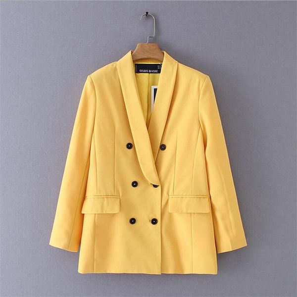 

women's suits & blazers suit jacket spring and autumn solid color wild loose long, White;black
