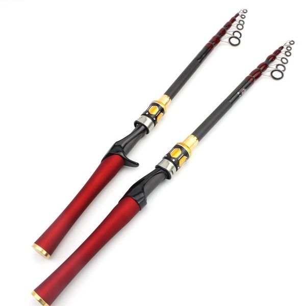 

boat fishing rods rod, 24t carbon fiber spinning & casting 1.8m 2.1m 2.4m 2.7mtelescopic pole designed for fresh saltwater