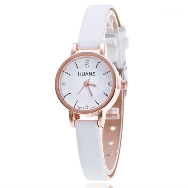 

watch women 2021 geneva ladies slim bracelet pu leather analog quartz wristwatch relogio feminino clock time wristwatches, Slivery;brown