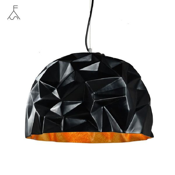 

pendant lamps nordic diesel x foscarini rock suspension lamp d50cm white black resin shade light for dining room bedroom shop