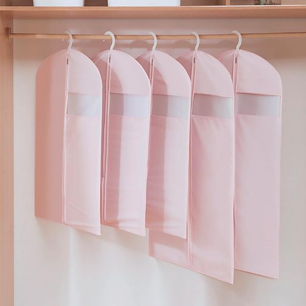 

clothing & wardrobe storage 1pcs clothes dust cover pvea case for household hanging-type coat suit protect bag organizer