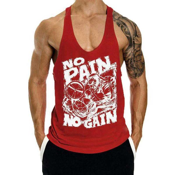 

mens t-shirts lettered print loose tank fitness and running wear various color styles, White;black