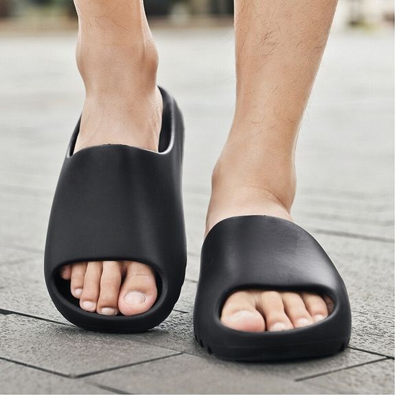 

70% off outlet store new slippers men indoor home summer beach ourdoor slides ladies slipers platform mules shoes woman flats zapatos de muj, Black