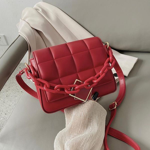 

evening bags lingge women's shoulder bag retro chain handbag and purse pu leather fashion female crossbody