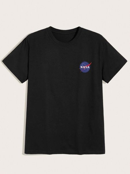 

men letter graphic short sleeve tee e1xo#, White;black