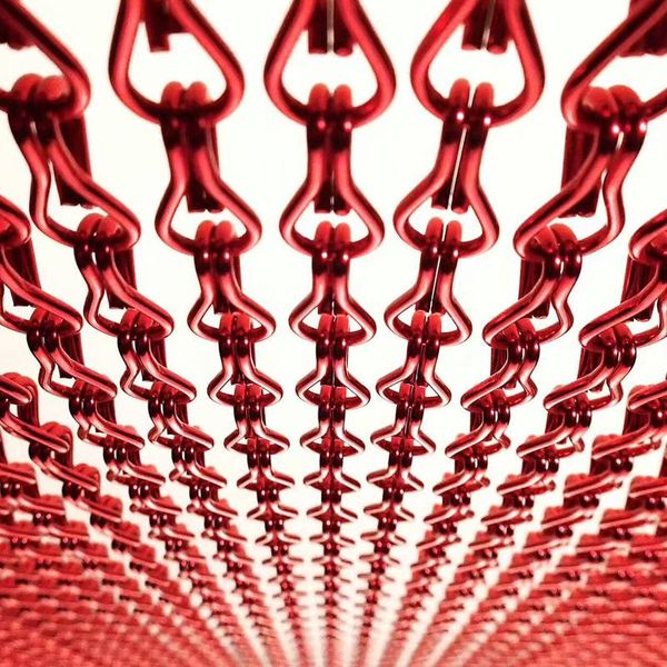 

blinds aluminum chain screen decor mesh curtains in shops and kitchens