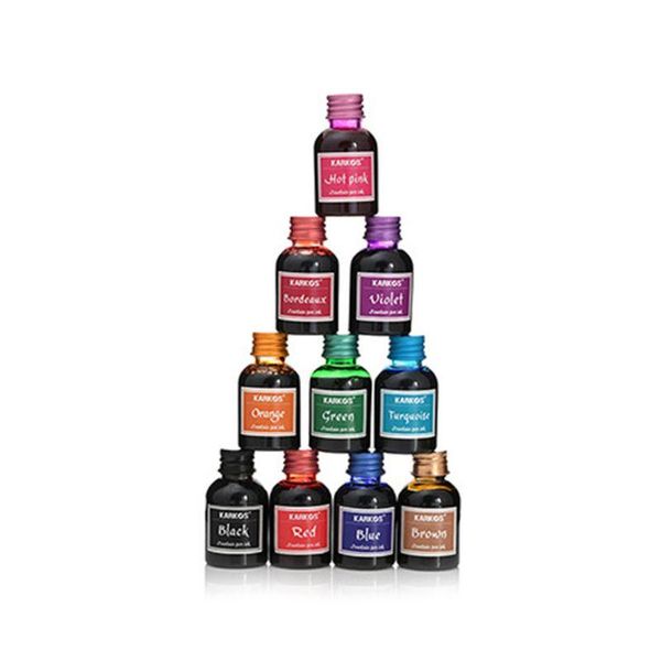 

fountain pens 1 bottle pure colorful 30ml/50ml pen ink for refilling inks stationery school office supplies
