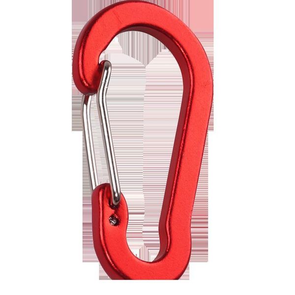 

10pcs carabiners aluminum alloy d carabiner spring snap clip hooks keychain climbing carabiner for keys campi jllntp
