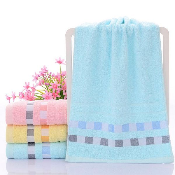 

towel 3pcs/lot cotton household face quick-drying soft absorbent solid color bathroom 33*74cm