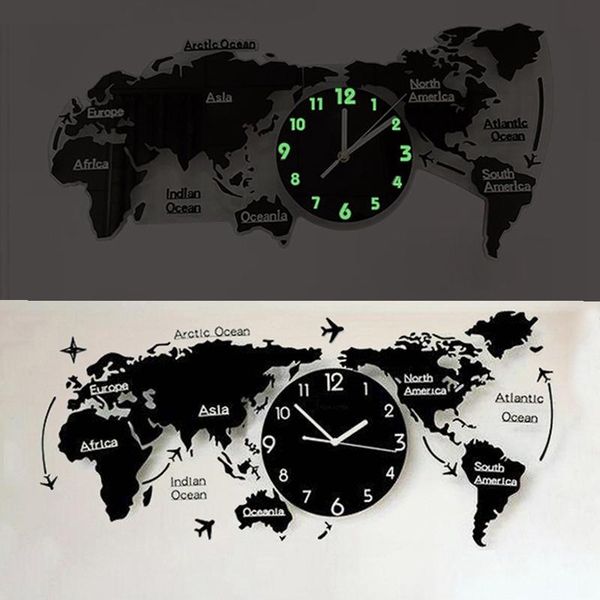 

80cm acrylic wall clock creative wall hanging clock with for home living room