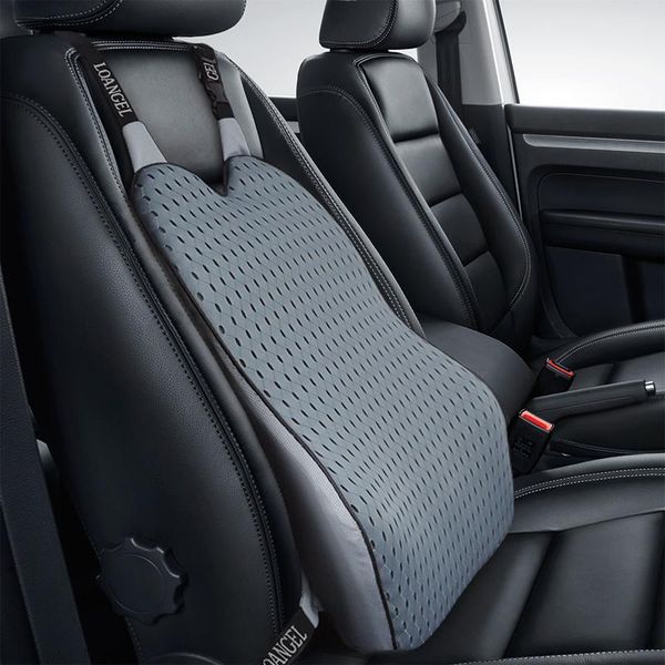 

seat cushions car back pillow memory foam lumbar cushion pillows soft support for office chair with adjustable straps waist
