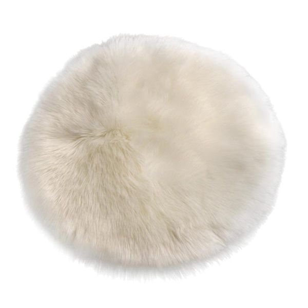 

carpets round mat rugs kids soft girls boys faux fur bedroom rug play mats 30x30x6cm