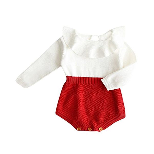 

toddler infant newborn baby girl wool blend baby romper autumn winter warm knit sweater long sleeve rompers baby girl clothes 210317, Blue