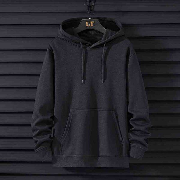 

autumn and winter 2020 new cotton men's hooded plush sweater multicolor 5001, Black