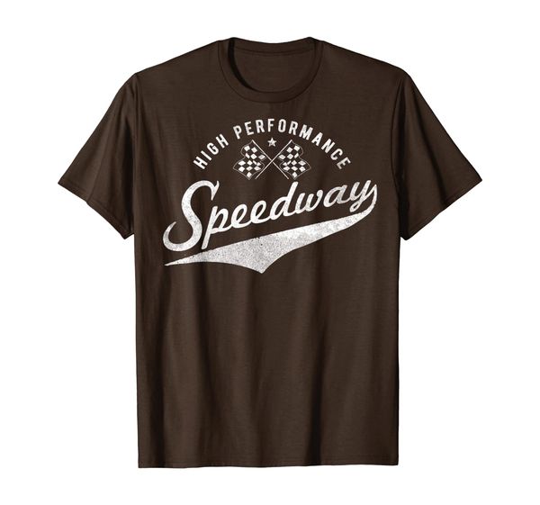 

High Performance Speedway Checkered Flags Graphic T-Shirt, Mainly pictures