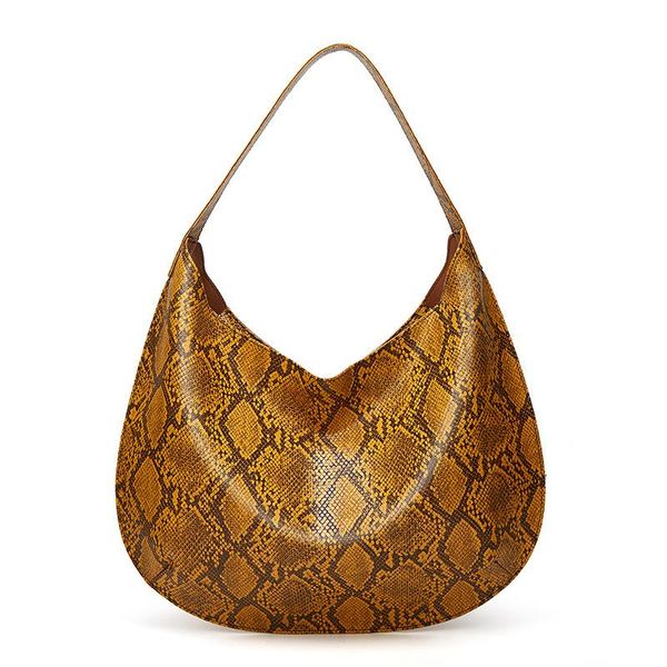 

evening bags snake leather handbags fashion ladies tote hand hobo bag large capacity shopping shoulder luxury female designer