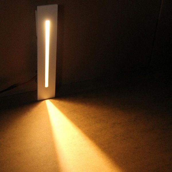 

thrisdar outdoor led stair step light waterproof recessed wall corner light led footlight landscape pathway stairway night