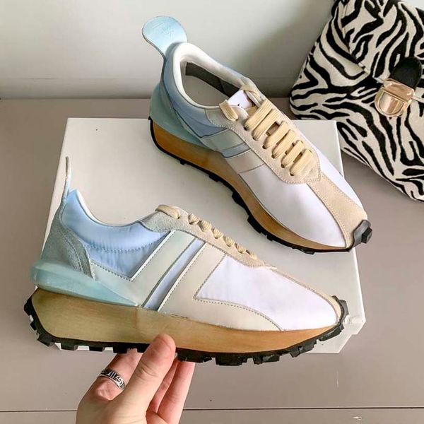 

luxury platform designer shoes canvas shoe fashion running sneakers exquisite and comfortable leather fabric increase constructed in five pa, Black