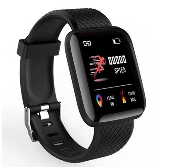 Smart-Armband-Armbänder von guter Qualität 116plus Fitness-Uhrenarmband mit Herzfrequenz-Blutdruck-Tracking 116 Plus Reloj Smartwatch