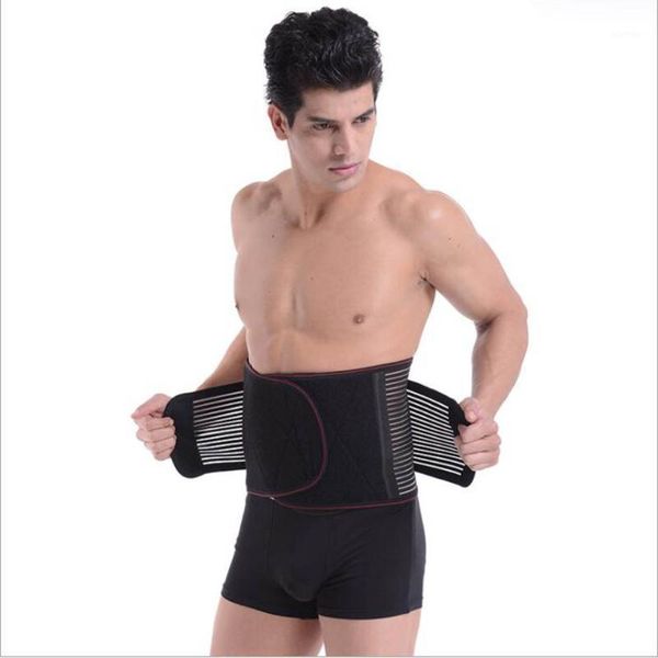 

waist support back pain reusable lower brace for lumbar abdomen hip injuries relieve sciatica coccyx scoliosis herniated1, Black;gray