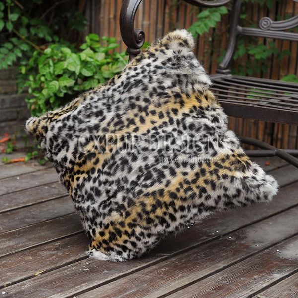 

cx-d-129 home decor cushion leopard print fur cushion cover ~drop shipping