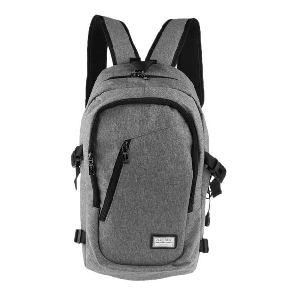 

fashion canvas mens womens lapnotebook backpack + usb charging port school bag hand bag