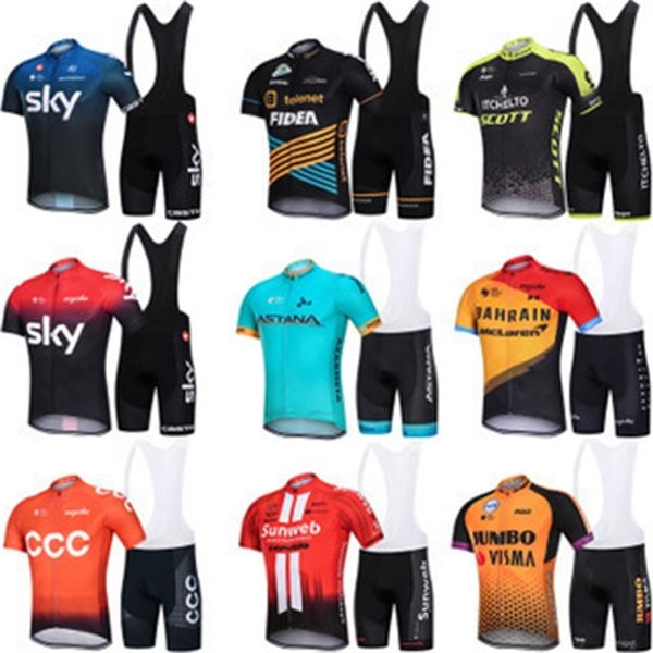 

tour de france short sleeve suit men's summer breathable cycling shirt road mountain bike riding top, Gray